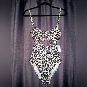 Old Navy Animal print one piece swimsuit